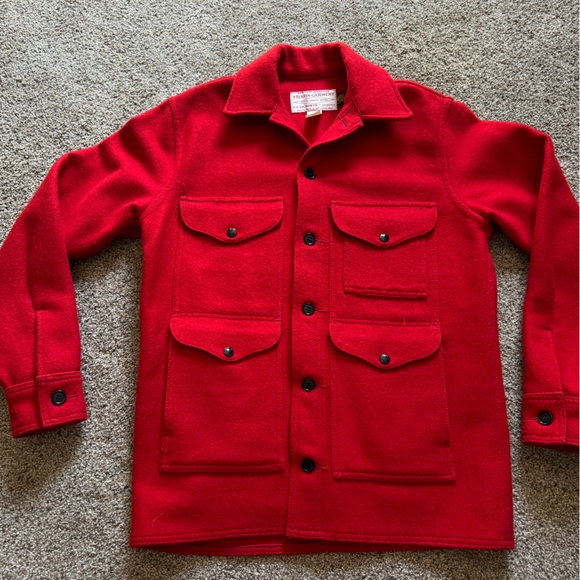Filson Other - Filson Wool Jacket, Red Size 38 - Vintage!